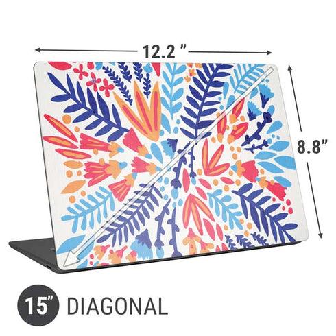 Cat Coq Color Foliage Universal Laptop 15in (12.2 x 8.8in) Skin
